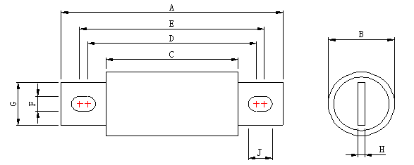 HEV-H-Q fuse dimension HEV-H-Q fuse dimension